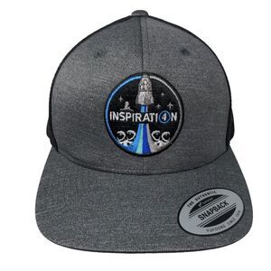 Inspiration Snapback Mesh Back Trucker Hat Gray One Size Team 365